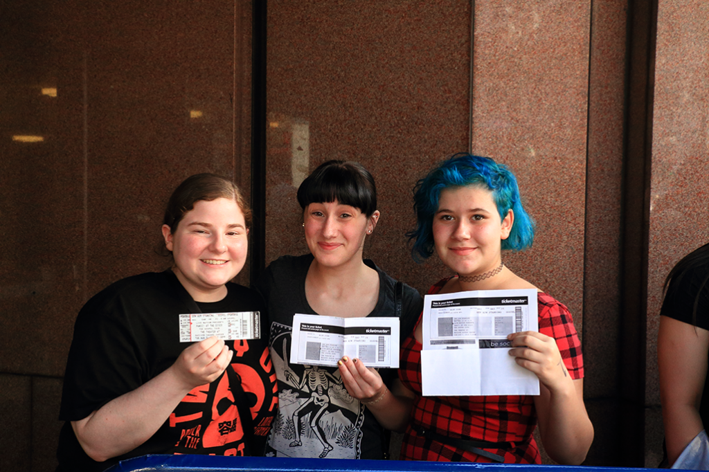 These girls were the first in line for GA, were there all day!