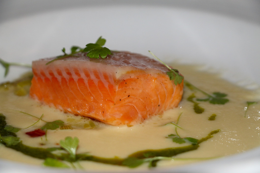 Slow cooked Arctic Char