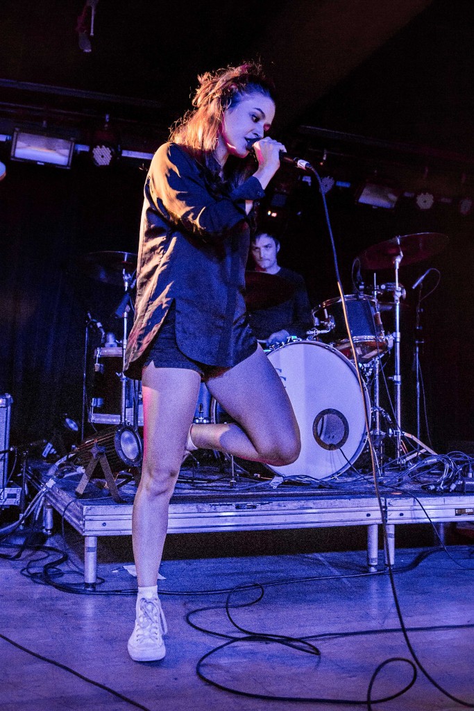Meg Myers performing at the Marlin Room in Webster Hall