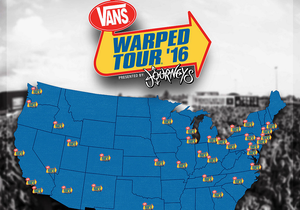 vans warped tour 2016 lineup