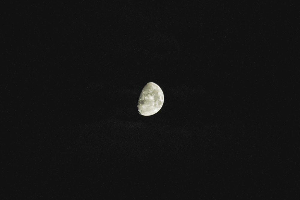 Moon during Bon Iver