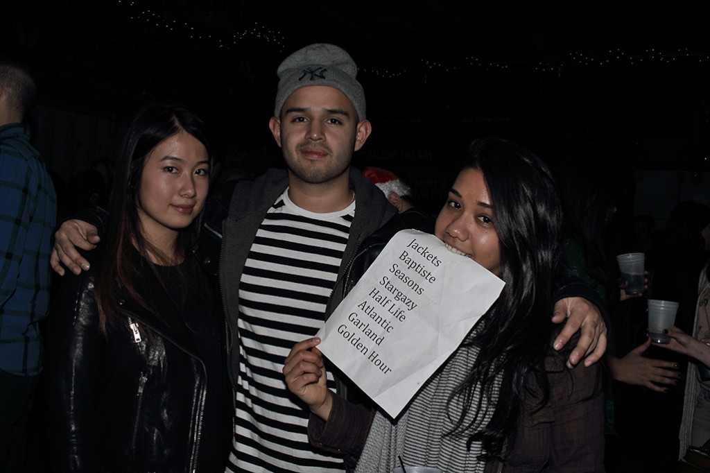 Our senior writer and some fans with Stargazy's setlist