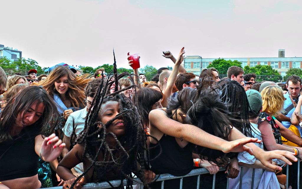 Freaking out at Northside Festival