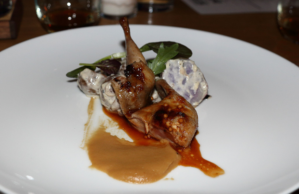 Char grilled Quail