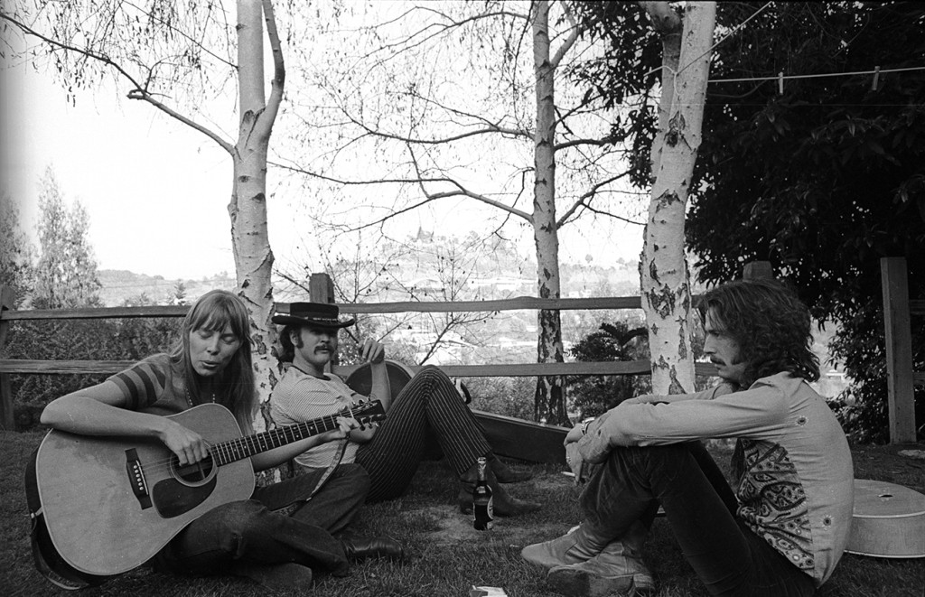 Joni, David Crosby, and Clapton