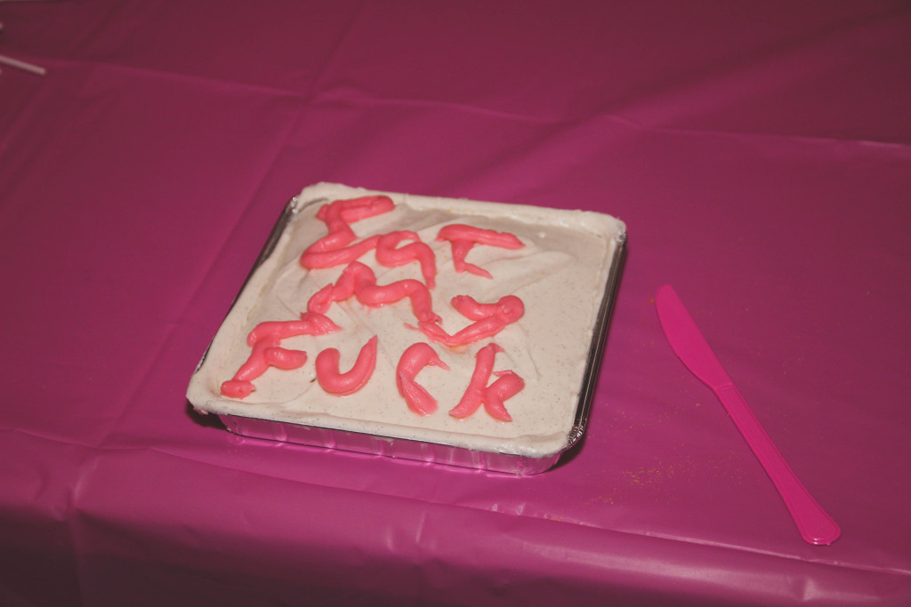 "Eat My Fuck" cake