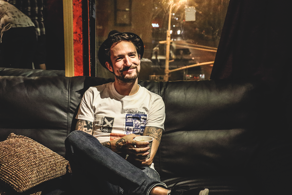 Frank Turner Backstage At Irving Plaza