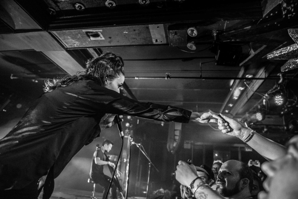 Meg Myers performing at the Marlin Room in Webster Hall