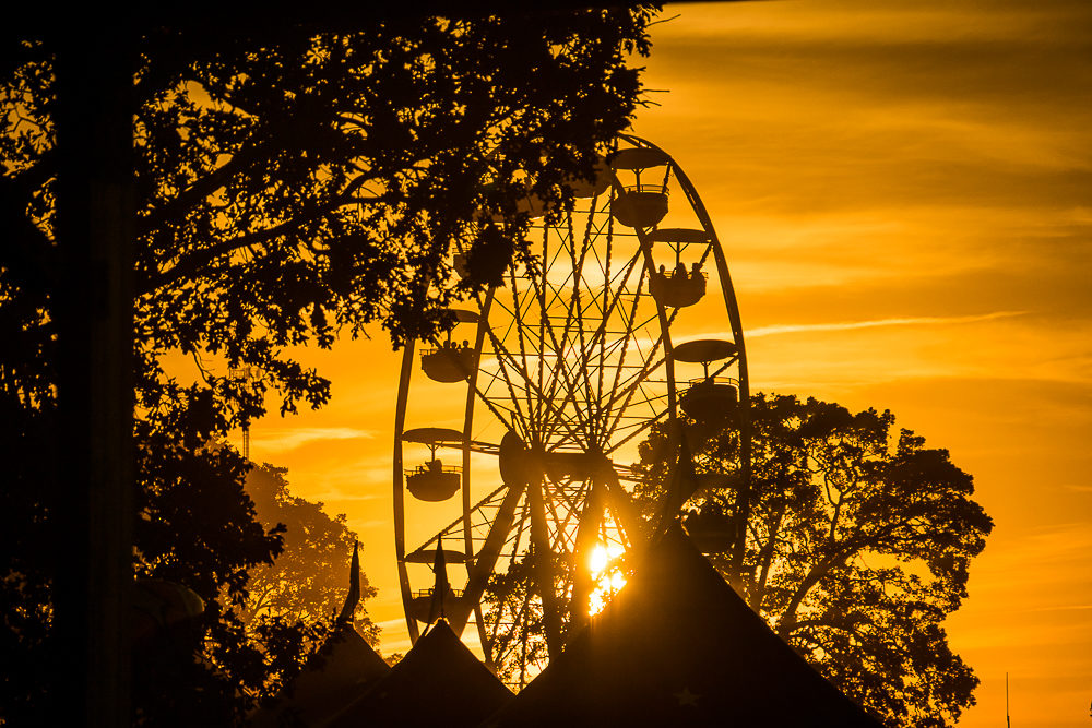 Ferris Wheel Sunset